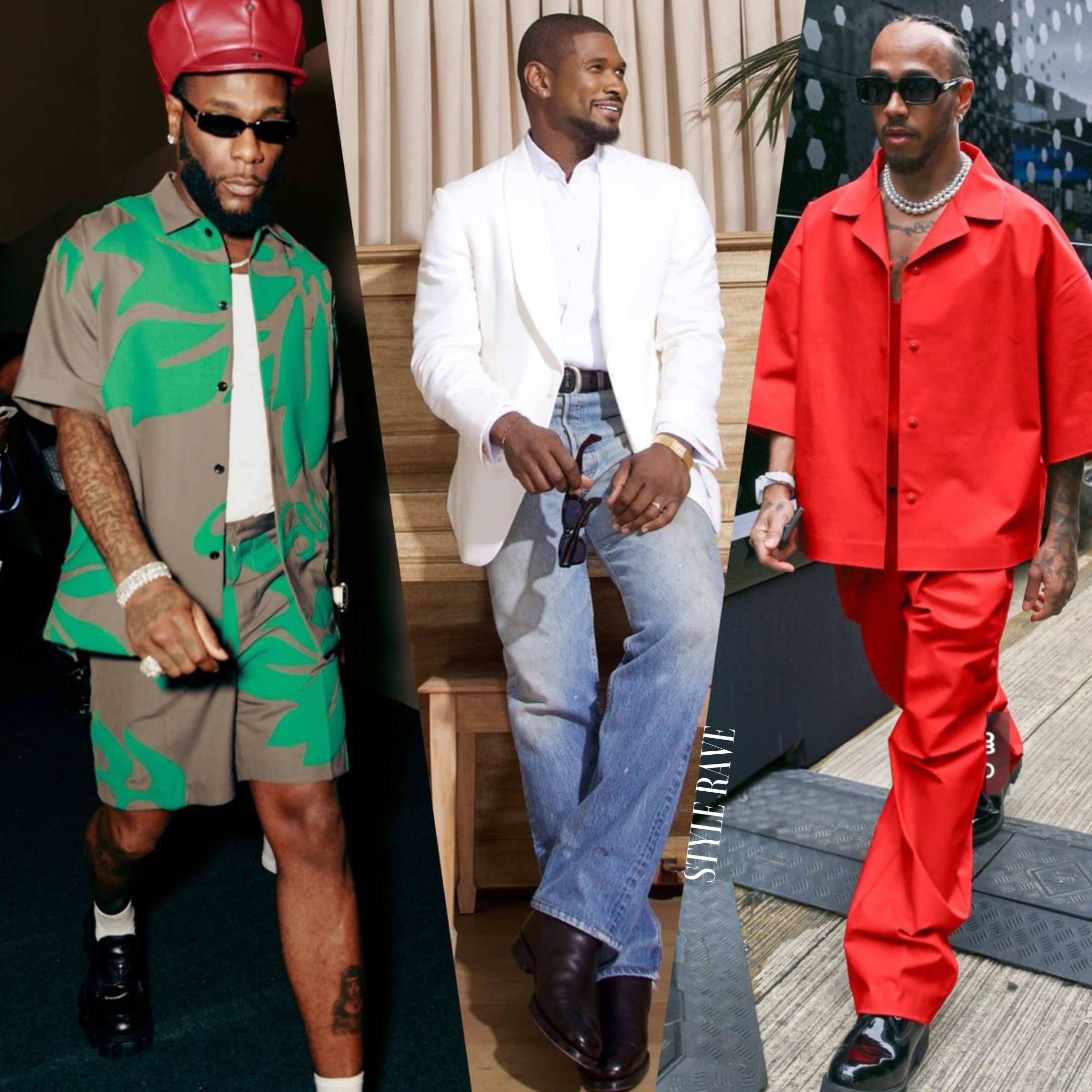 Black male celebrities style