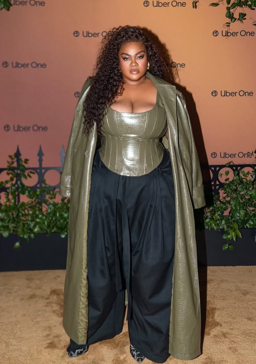 olive green leather jacket
