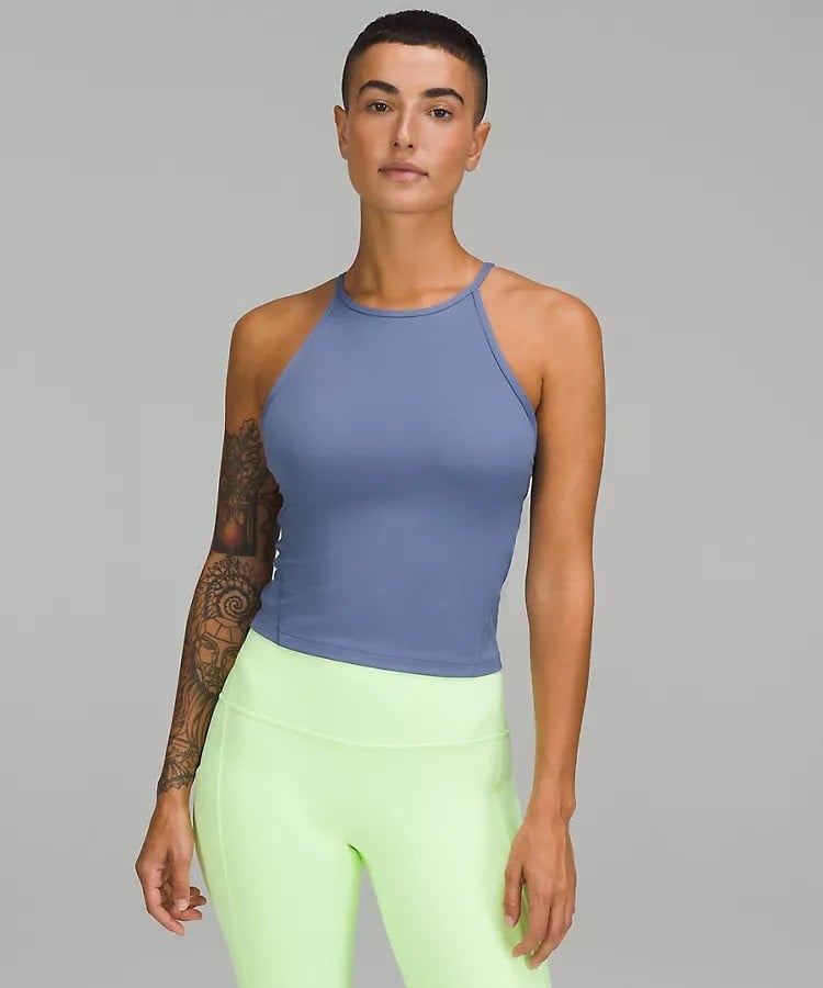 Lulumelon Purple Yoga Top